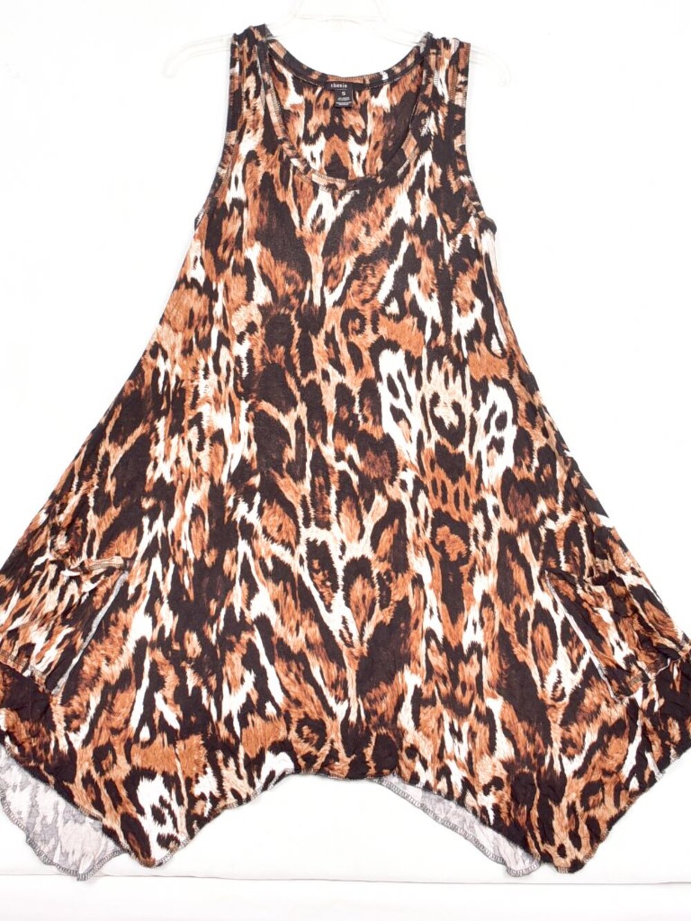 Thesis Women's Animal Print Tank Dress Size Small Rayon Blend Pockets